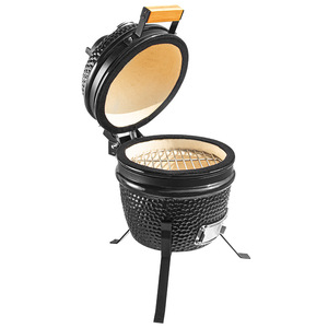 <span class=keywords><strong>Asador</strong></span> de porcelana <span class=keywords><strong>pequeño</strong></span> moderno de 13 pulgadas, parrilla de barbacoa Kamado para interior/exterior, hierro plegable de carbón, suministros de jardín para acampar, eléctrico - Product Image 3