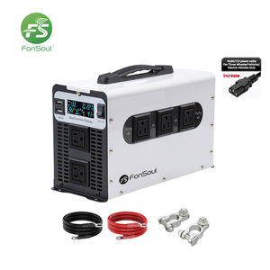 Inversor <span class=keywords><strong>de</strong></span> Corriente Continua a Corriente Alterna Fonsoul <span class=keywords><strong>de</strong></span> Onda Sinusoidal Pura <span class=keywords><strong>de</strong></span> 3000W, <span class=keywords><strong>Convertidor</strong></span> <span class=keywords><strong>de</strong></span> 12V 24V 110V/220V, Sistema <span class=keywords><strong>de</strong></span> Energía Doméstica <span class=keywords><strong>de</strong></span> Alta Eficiencia <span class=keywords><strong>para</strong></span> Interiores y Exteriores - Product Image 2