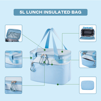 Sac à déjeuner isotherme imperméable 5L 8L 20L 26L Grand sac isotherme de pique-nique Sac isotherme souple résistant aux intempéries pour les voyages