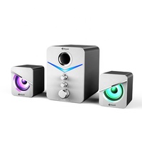 Gros Kisonli Système Haut-Parleur 2022 Nouveau Arrivée Subwoofer 2.1 Home Cinéma Haut-Parleur Ordinateur Haut-Parleur De Bureau