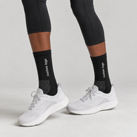 Chaussettes de course personnalisées avec logo, longueur mi-mollet, compression, respirantes, maille ventilée, chaussettes de sport