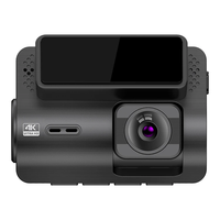 Mini caméra de bord WiFi GPS 4K du fabricant Enregistreur vidéo 4K à double objectif avant et arrière avec fonctions WiFi et GPS