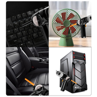 Nouvel aspirateur portable 2-en-1 pour voiture avec souffleur sans fil, aspiration de 5000 Pa, batterie de 3000 mAh, pour le nettoyage du clavier et de la voiture