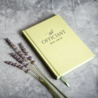 Cuaderno de Lujo Personalizado con Tapa Dura y Forro, 5.25x8.25 Pulgadas, con Grabado en Relieve para Discursos, Sermones, Bodas - Regalos para Pastores y Anfitriones