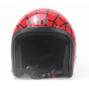 Mode M/L/XL/XXL ABS rouge Look <span class=keywords><strong>Spiderman</strong></span> casque de course de Motocross casques de <span class=keywords><strong>moto</strong></span> demi-visage casque - Product Image 5