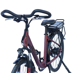 Bicicleta Eléctrica de Litio con Manillar de Mariposa para Hombre y Mujer, 48V 500W, 26 Pulgadas, Cuadro de Aleación, 2 Ruedas, <span class=keywords><strong>en</strong></span> <span class=keywords><strong>Oferta</strong></span> - Product Image 3
