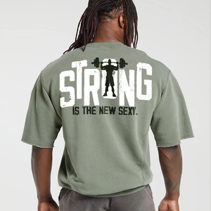 Dcy <span class=keywords><strong>2025</strong></span> xu hướng Sản phẩm bông trắng tùy chỉnh t Áo sơ mi 300 GSM, Boxy phù hợp với t Áo sơ mi, quá khổ Heavyweight Áo Thun - Product Image 5