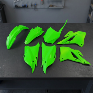 Kit di plastica verde fluorescente di 2022 2025 per accessori moto Kawasaki KX 85 - Product Image 3