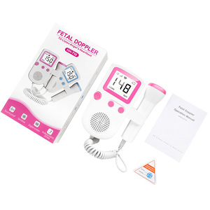 Monitor Detak Jantung Janin Doppler Portabel untuk Penggunaan di Rumah Perangkat Genggam Berorientasi Ekspor untuk Pemantauan Janin Wanita Hamil - Product Image 1