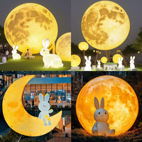 Planète gonflable géante pour festival de musique en plein air Scène/Décoration Globe terrestre gonflable Planète en PVC