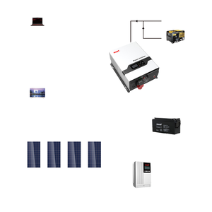 2025新バージョンPV3300TLVハイブリッドインバータ3KW 6KW 48V低電圧AC110V/220V 120V/240Vスプリットフェーズ単出力ソーラー - Product Image 2