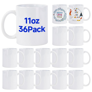 Taza de Cerámica de 11 oz para Sublimación, Taza de Viaje para Café con Boca de Navidad, Minimalista de Color Blanco Puro Personalizada con Envío Gratis - Product Image 2