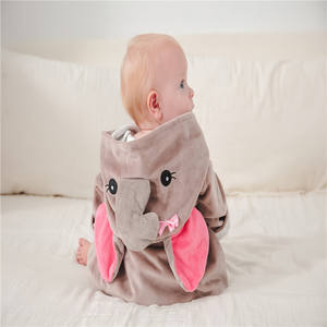 <span class=keywords><strong>Peignoir</strong></span> à capuche pour nouveau-né, 100% coton biologique, Animal bambou, enfants, bébé, mignon <span class=keywords><strong>dinosaure</strong></span>, serviette de bain à capuche - Product Image 3