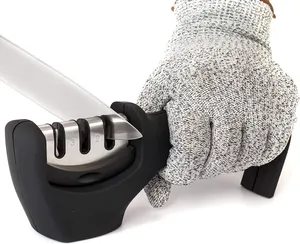 PEXCRAFT 3级户外便携式Hip-home迷你快速手动厨房工具边缘手动磨刀石磨刀器