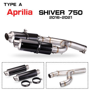 अप्रिलिया कंपकंपी 750 जी. टी. के लिए SL750 shiver750 मोटरसाइकिल निकास प्रणाली संशोधित मध्य लिंक पाइप 51mm - Product Image 2