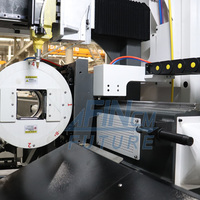 Mesin Pemotong Laser Tabung Dinding Tipis Semi Otomatis Kecepatan Tinggi Buatan China, Diameter Kecil Bulat dan Persegi, 6m 120mm untuk Industri Furnitur