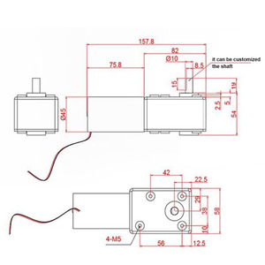 <span class=keywords><strong>Motor</strong></span> de Alto Torque de 120 rpm, <span class=keywords><strong>24v</strong></span> 12v con Caja de Cambios, Bajo Ruido, Conmutación de Escobillas Metálicas, Modelo 5882-4575zy - Product Image 6