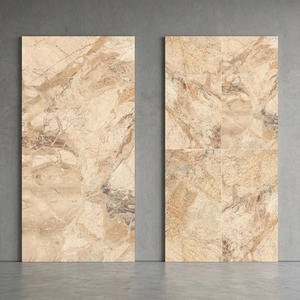 Losas de piedra sinterizada jumbo de 1200x2400 mm con aspecto de mármol multicolor para decoración de paredes y pisos de lujo - Product Image 1