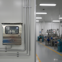 Boîtier Électrique Industriel en Acier Inoxydable Verrouillable IP65 220V/380V, Panneau Métallique, Boîte de Distribution Électronique