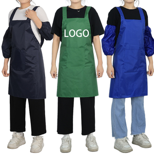 Grembiule Corto in PVC Impermeabile e Resistente all'Olio, Grembiule da <span class=keywords><strong>Lavoro</strong></span> Leggero e Durevole con Tasche per Cucina, Fioristi e Lavori di Pulizia - Product Image 5