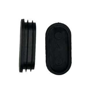 Shih Hung Plastics Bouchons ovales en plastique 15x30mm 20x40mm 25x50mm 30x60mm pour pieds de meubles antidérapants noirs - Product Image 4