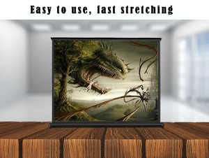 50 "16:9 Mini Matte trắng màn hình máy chiếu cho các cuộc họp kinh doanh rạp chiếu phim gia đình bảng chiếu/Máy tính để bàn Màn hình máy chiếu - Product Image 5