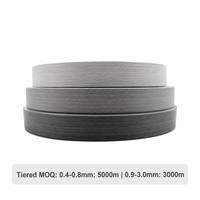 Bande de bordure en PVC sur mesure, flexible et texturée, pour le scellement des panneaux MDF