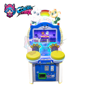 Máquina de Juegos Arcade de Pesca de Pelotas Colorida para <span class=keywords><strong>2</strong></span> Jugadores, Operada con Monedas, con una Cuchara Recogedora para Niños - Product Image 5