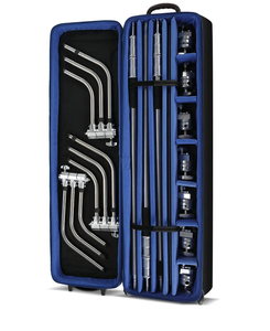 Kazhi ảnh studio thiết bị nhiếp ảnh Ánh sáng đứng ma thuật chân C đứng cán túi với bánh xe lưu trữ Xe đẩy mang túi - Product Image 2