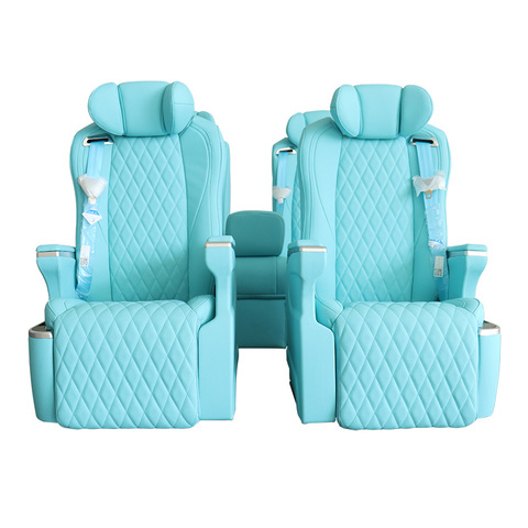 Luxury Auto PU Leather Seats Wholesale Foldable Car Seat Compatible Toyota Alphard Land Cruiser MPV Vito Modified Car Seats
