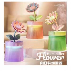 Umidificatore leggero variopinto ricaricabile del girasole con la funzione di aromaterapia Mini installazione per uso dell'hotel della camera da letto della decorazione domestica - Product Image 1