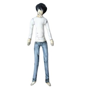 ตุ๊กตาเดธโน้ตแบบนามธรรม ไม่มีขอบสีขาว รุ่น L/Light <span class=keywords><strong>Yagami</strong></span> ขยับแขนขาได้ ทำจากเส้นใยโพลีเอสเตอร์ - Product Image 5