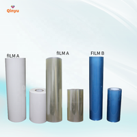 Qinyu Nuevo Producto, Rollo de Papel A3 de 30 cm, Impresión por Transferencia en Frío, Película Adhesiva PET A&B para DTF, Película UV DTF para Impresora UV
