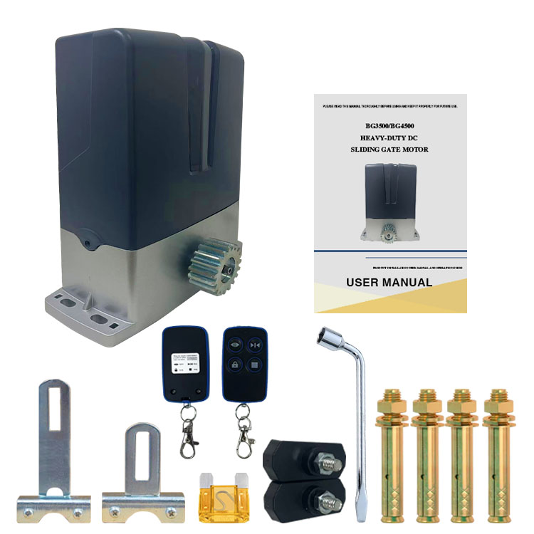 Автоматическая солнечная система DC36V 3500 кг 4500 кг 6000 кг ворота мотор раздвижные ворота для сверхмощной двери
