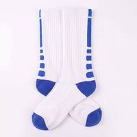 Chaussettes de basketball athlétiques en tricot respirant avec logo personnalisé, coussinées, soutien de la voûte plantaire, vente en gros