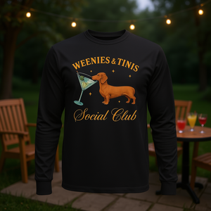 Camiseta de manga larga Weenies And Tinis Social Club Dachshund - Product Image 3