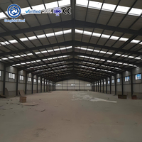 Nave Industrial Prefabricada de Acero de Alta Resistencia, Estructura de Acero Pre-Engineered, en Venta