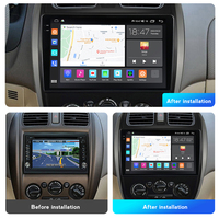 Sistema de audio multimedia ndroid para coche, pantalla para 323, 2002 y 2008