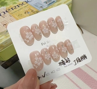 Uñas Postizas Acrílicas de Lujo Hechas a Mano para Mujer, Diseño Completo, con Brillo y Purpurina, Formas Cuadradas y Almendradas, Pre-diseñadas, 10 Piezas