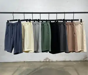 Pantaloncini da uomo personalizzati estivi all'ingrosso pantaloncini di cotone atletico attivi pantaloni corti da allenamento ad asciugatura rapida