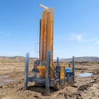 Foreuse pneumatique DTH JUTOP pour puits d'eau, robuste, capacité de forage de 300 m, type chenillé, à vendre