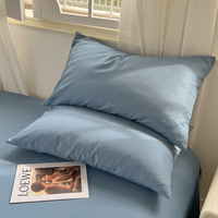 Lot de 2 taies d'oreiller en microfibre douce double brossée, sans plis, résistantes à la décoloration, respectueuses de la peau, pour la maison et l'hôtel
