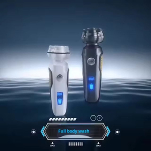 เครื่องโกนหนวดไฟฟ้า 4D แบบลอยตัว รุ่นใหม่ ใบมีดสามชั้น กันน้ำ IPX7 สำหรับโกนหนวดและโกนเครา ล้างทำความสะอาดได้ - Product Image 4