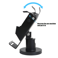 Support de terminal de point de vente pivotant OEM pour application en bus, pour Verifone V400m, rotation à 360°, métal antivol, support pour machine à cartes de crédit