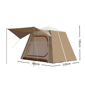 Tente de <span class=keywords><strong>camping</strong></span> familiale de haute qualité, double couche, imperméable, pour <span class=keywords><strong>4</strong></span> personnes, vente en gros - Product Image 2