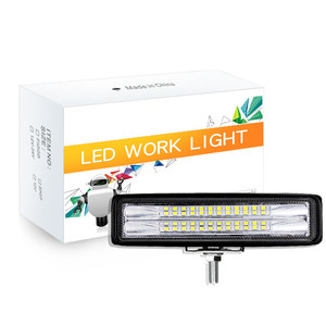 Lampe de travail Zigi, <span class=keywords><strong>24</strong></span> phares LED, 72W, pour voiture, motocyclette, Cross-Country, modifiée - Product Image 1