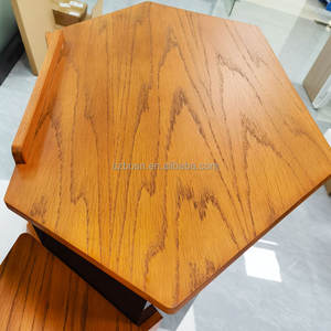 ไม้+เก้าอี้อะคริลิค แท่นโบสถ์ ขาตั้งแคมป์อะคริลิคใส - Product Image 5