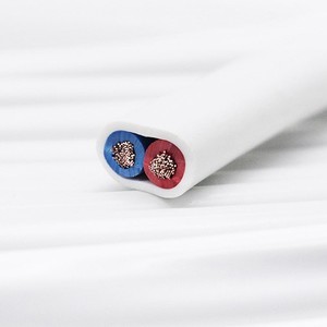 高柔性2*0.3 0.5 0.75扁平电缆RVVB聚氯乙烯绝缘电力电缆，铜电线轧制包装 - Product Image 5