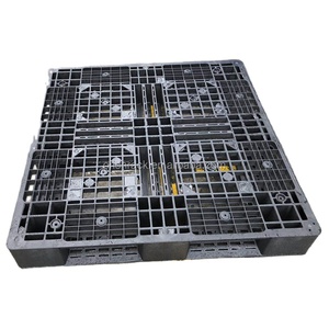 Heavy Duty Cheap Black Recycled Hdpe Euro Plastic Pallet 1200 X 800