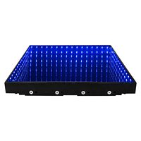 TSINYE-Éclairage matriciel à LED pour scène de danse, pour fête, 48 LED, miroir infini en verre trempé